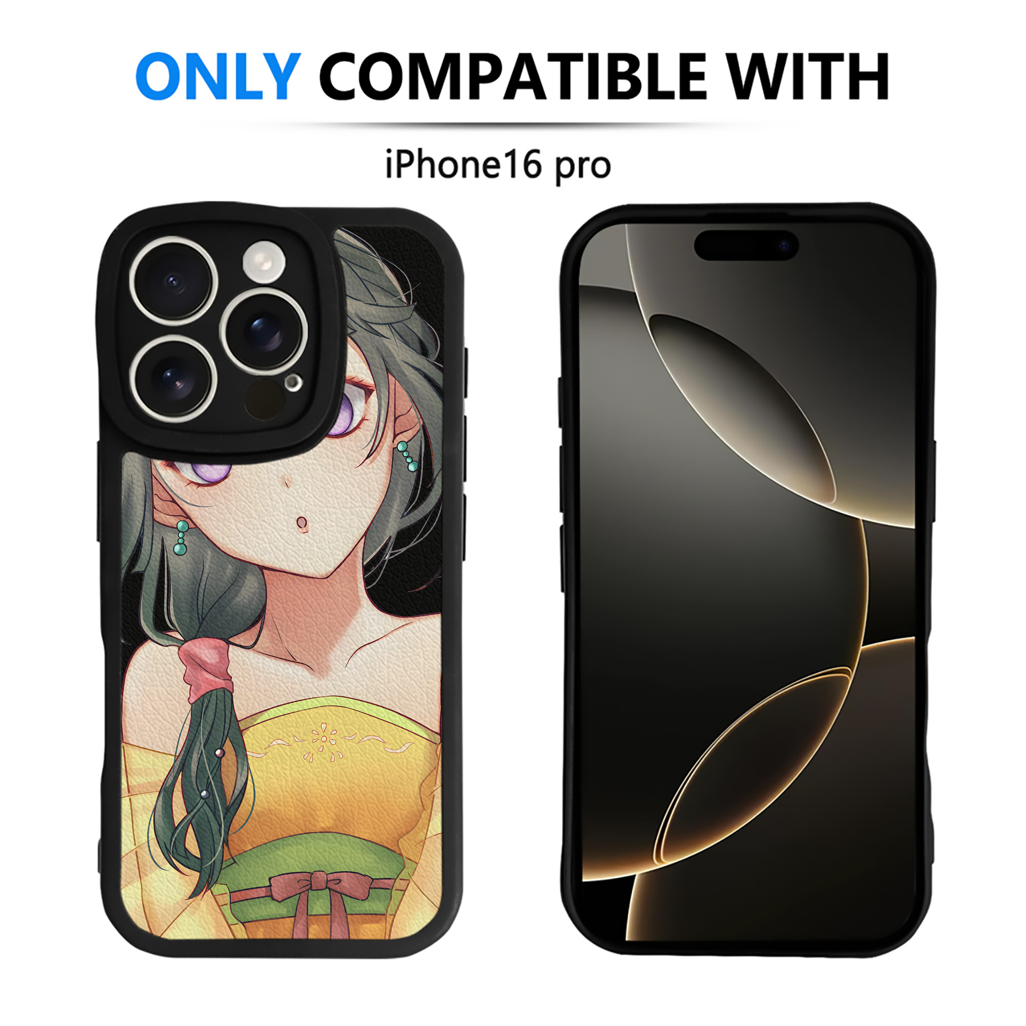 （画像用） 薬屋のひとりごと The Apothecary Diaries 【iPhone 16シリーズ対応】シリコンスマホケース（レザー調） 材質：シリコン
